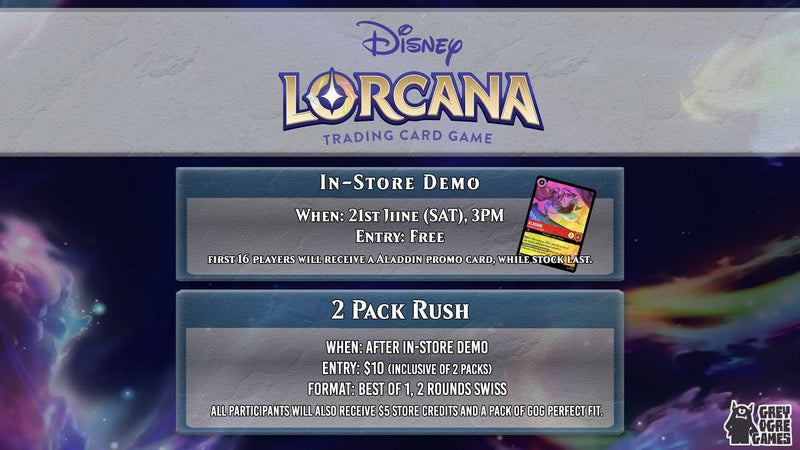 Lorcana at Grey Ogre!