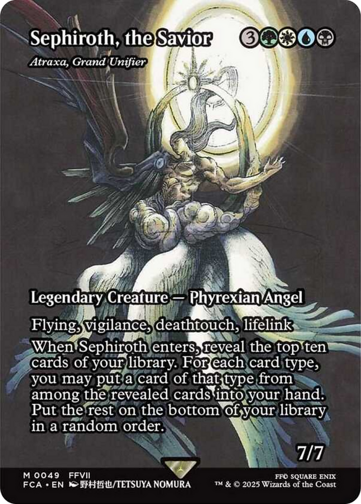 救済者、セフィロス/Sephiroth, the Savior 英語 foil 救済者、セフィロス/Sephiroth, the Savior 英語 foil - メルカリ