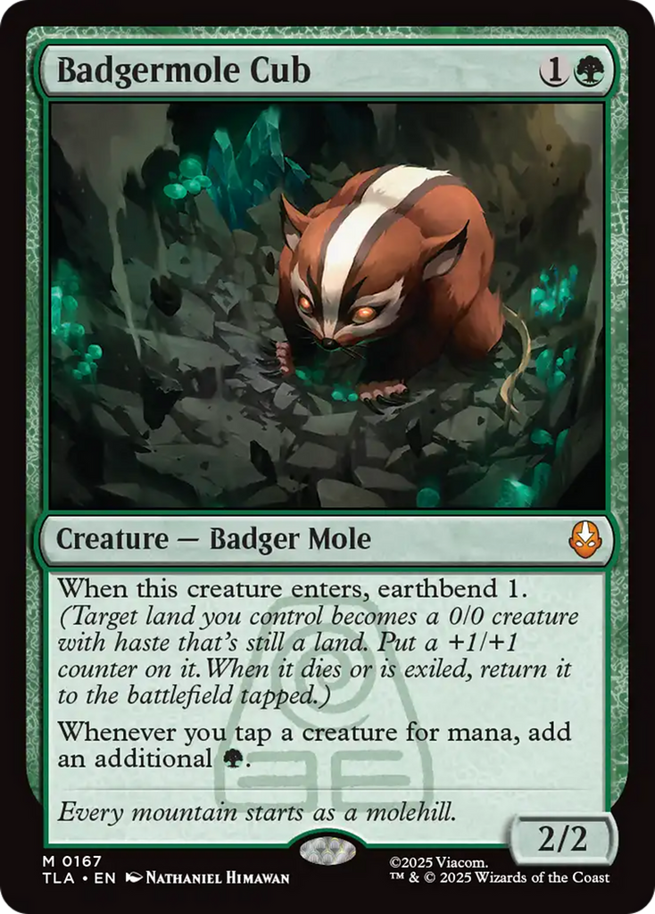 Badgermole Cub マジック：ザ・ギャザリング Badgermole Cub [Avatar: The Last Airbender]