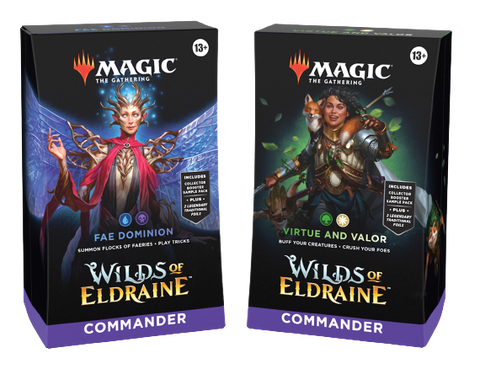 Wilds of Eldraine WOE Commander Decks