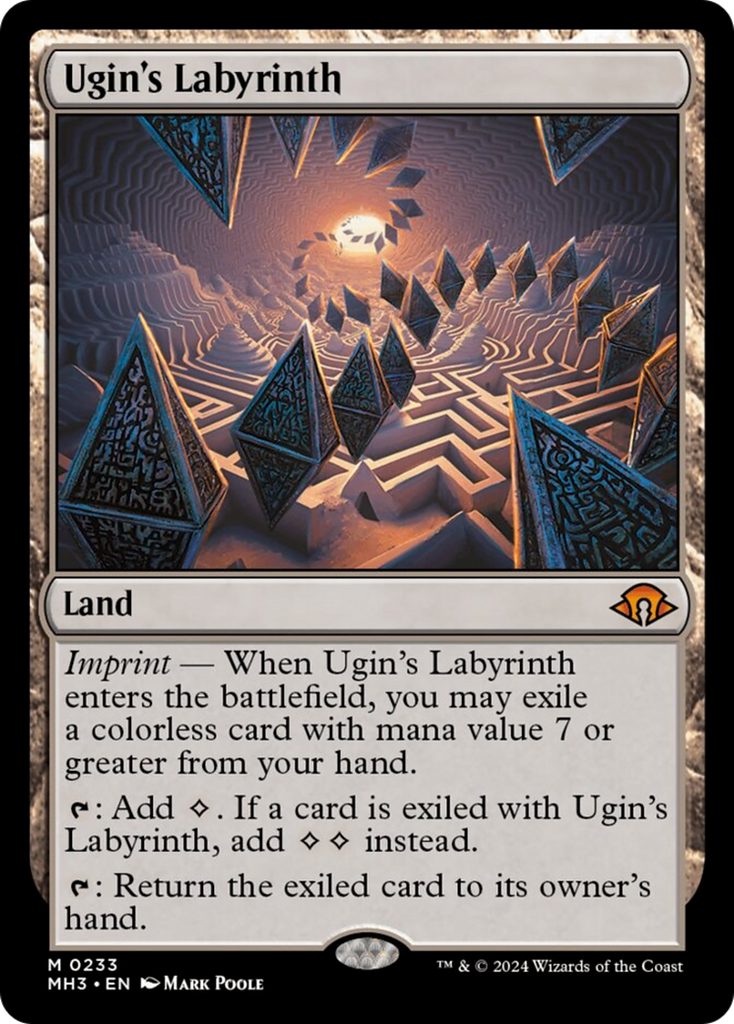 mtg ウギンの迷宮/Ugin's Labyrinth サインド　四枚セット Ugin's Labyrinth [Modern Horizons 3]
