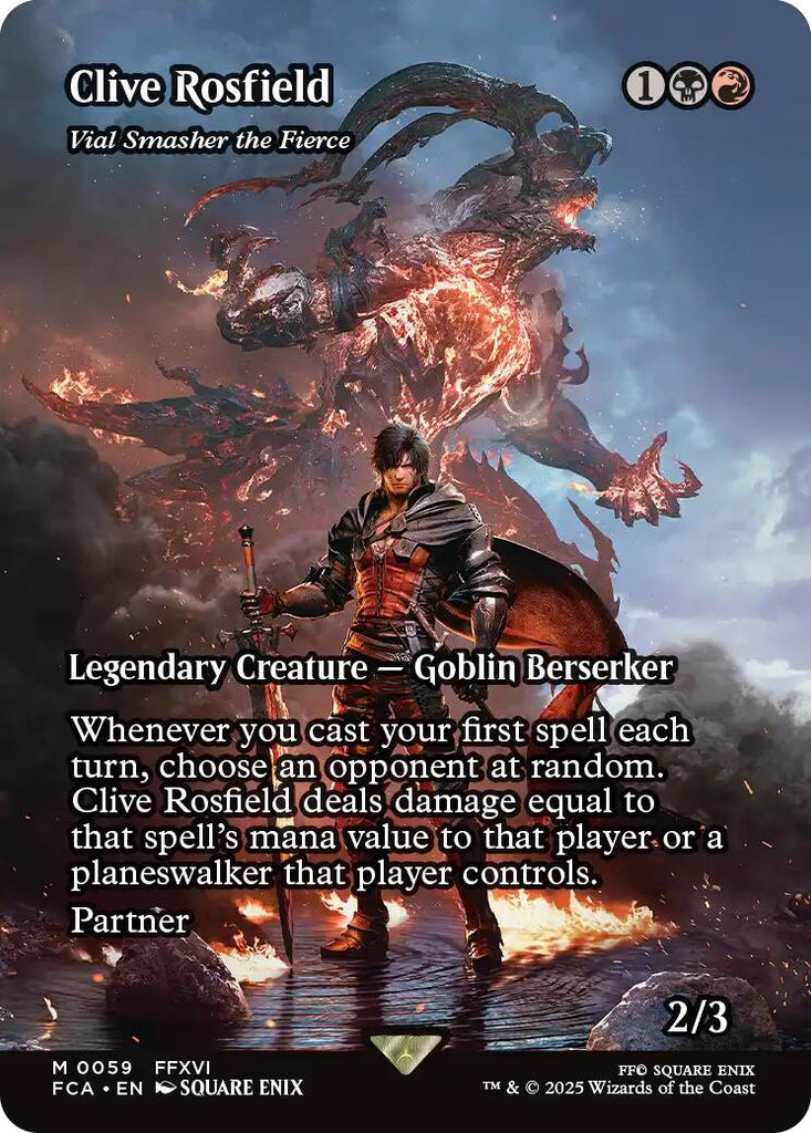 クライヴロズフィールド　Foil　英語版 Final Fantasy Through the Ages Foil: Vial Smasher the Fierce
