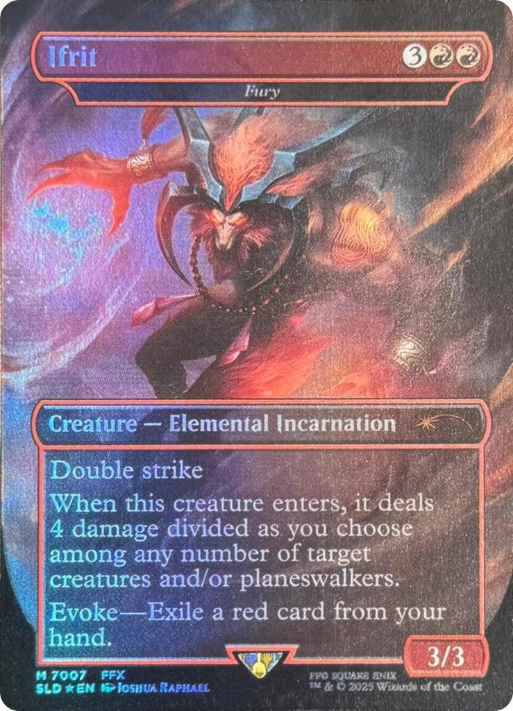 Ifrit - Fury (Rainbow Foil) [Secret Lair Drop Series]