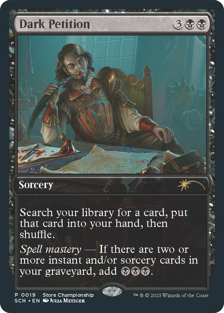 mtg store championship cards Dark Petition [Store Championships 2023]