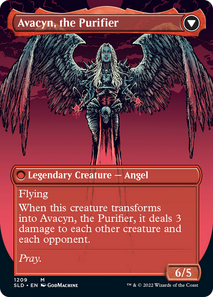 Archangel Avacyn // Avacyn, the Purifier (Display Commander) (Borderle Archangel Avacyn // Avacyn, the Purifier (Display Commander) (Borderle
