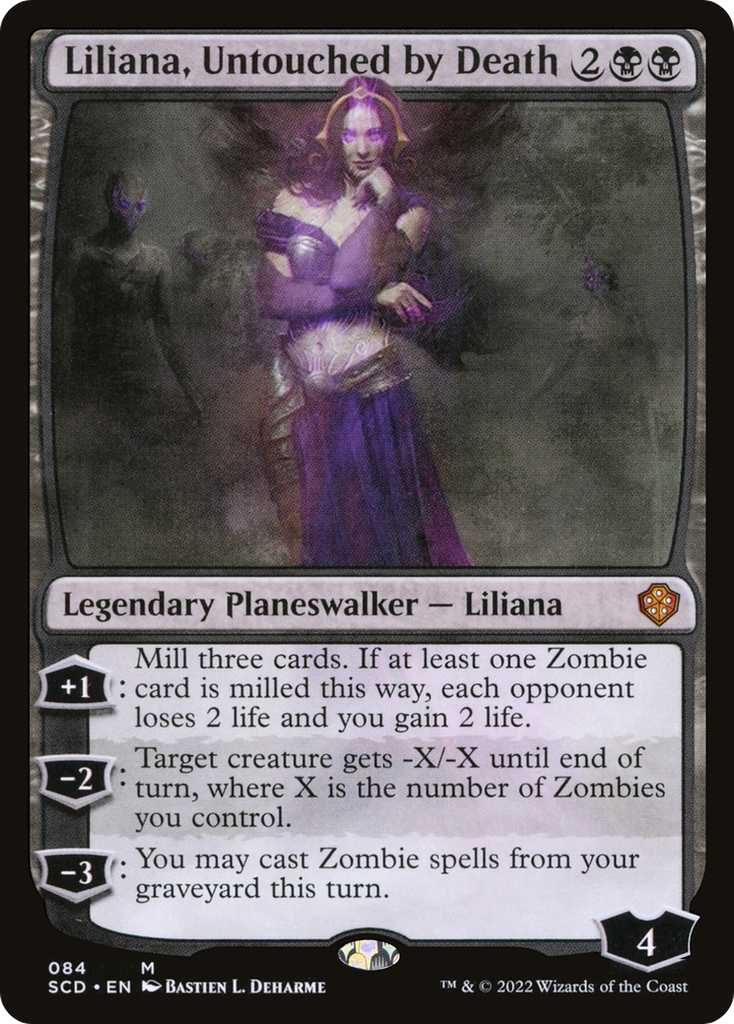 mtg all liliana cards Liliana, Untouched by Death [Starter Commander Decks]