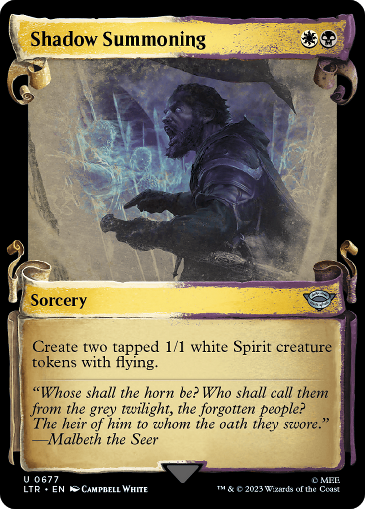 Shadow Summoning [The Lord of the Rings: Tales of Middle-Earth Showcas