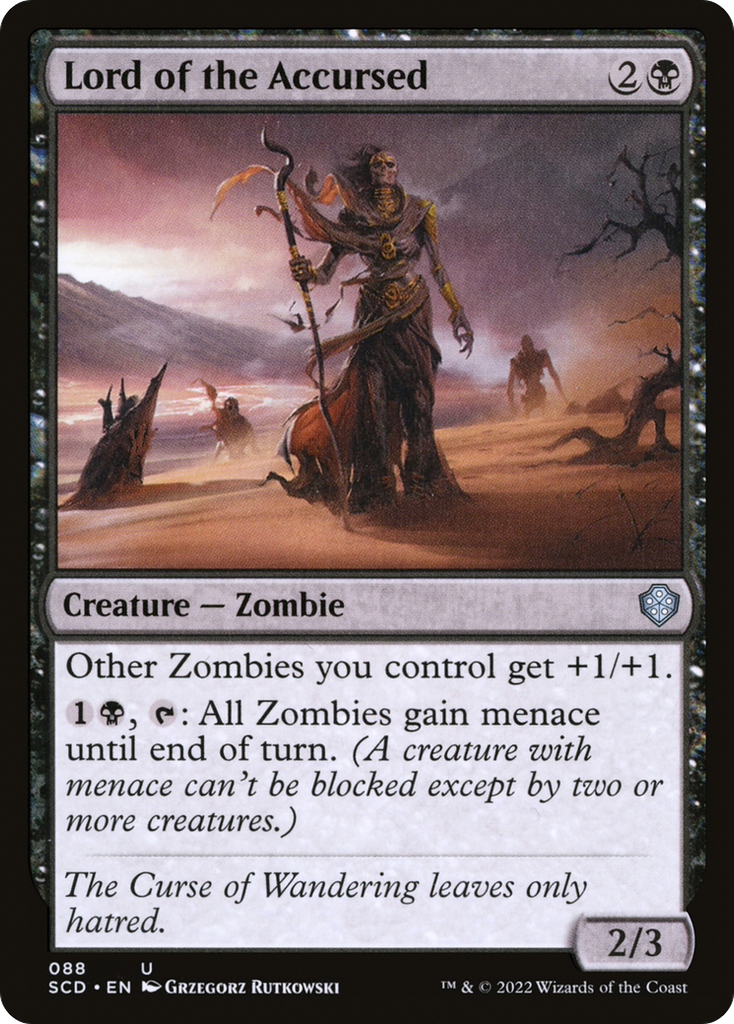 mtg lord cards Lord of the Accursed [Starter Commander Decks]
