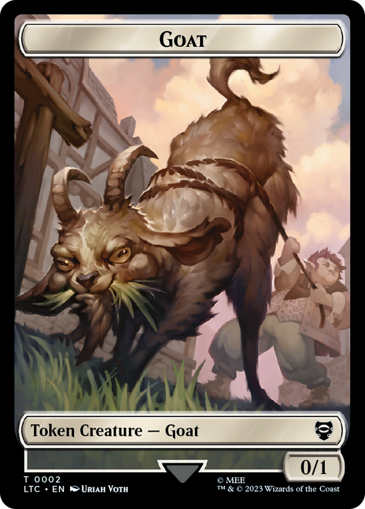 Bird // Goat Token [The Lord of the Rings: Tales of Middle-Earth Comma