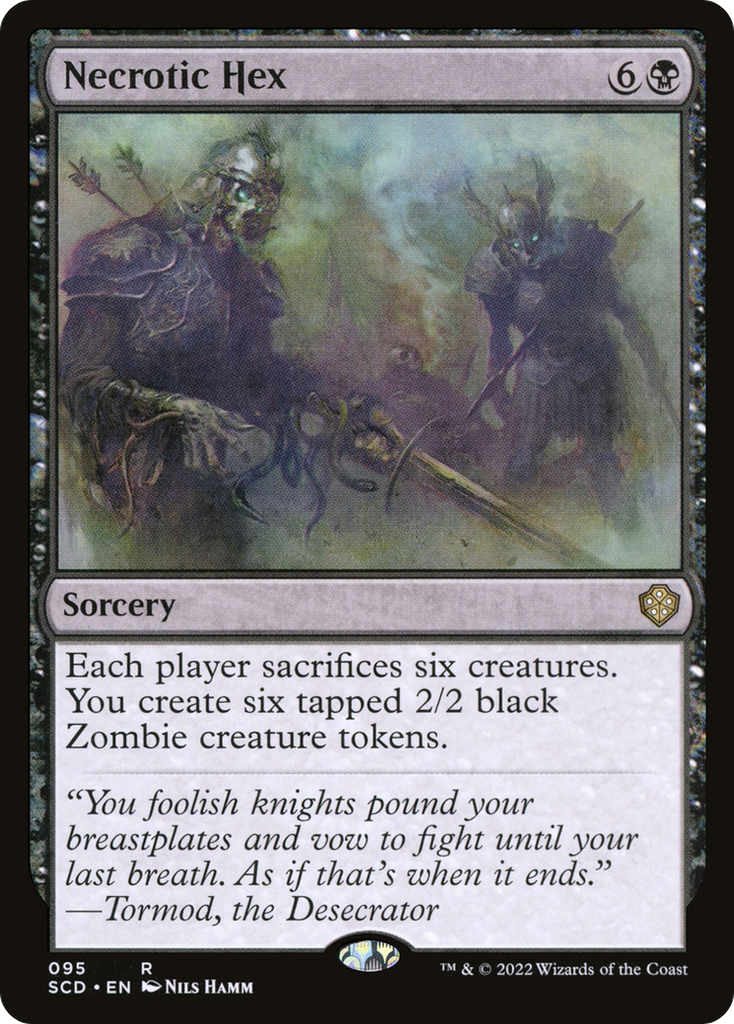 how many mtg cards in a pound Necrotic Hex [Starter Commander Decks]
