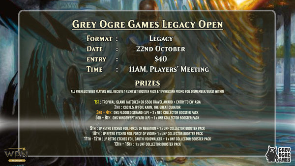 GOG Legacy Open - 22 October 23