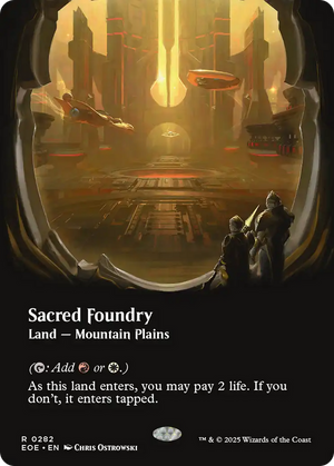 Sacred Foundry (Borderless) [Edge of Eternities]