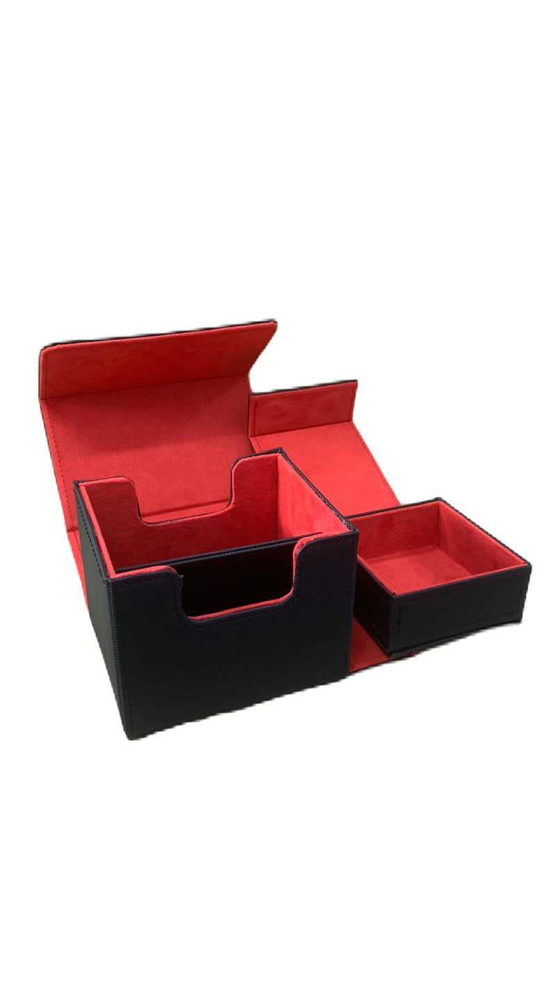 Premium Magnetic Tray Box (100) Brown + Deck Divider - MTG - PKM - YGO - Porta Mazzo Marrone Premium Magnetic Tray Box (100) Brown + Deck Divider - MTG - PKM - YGO - Porta Mazzo Marrone