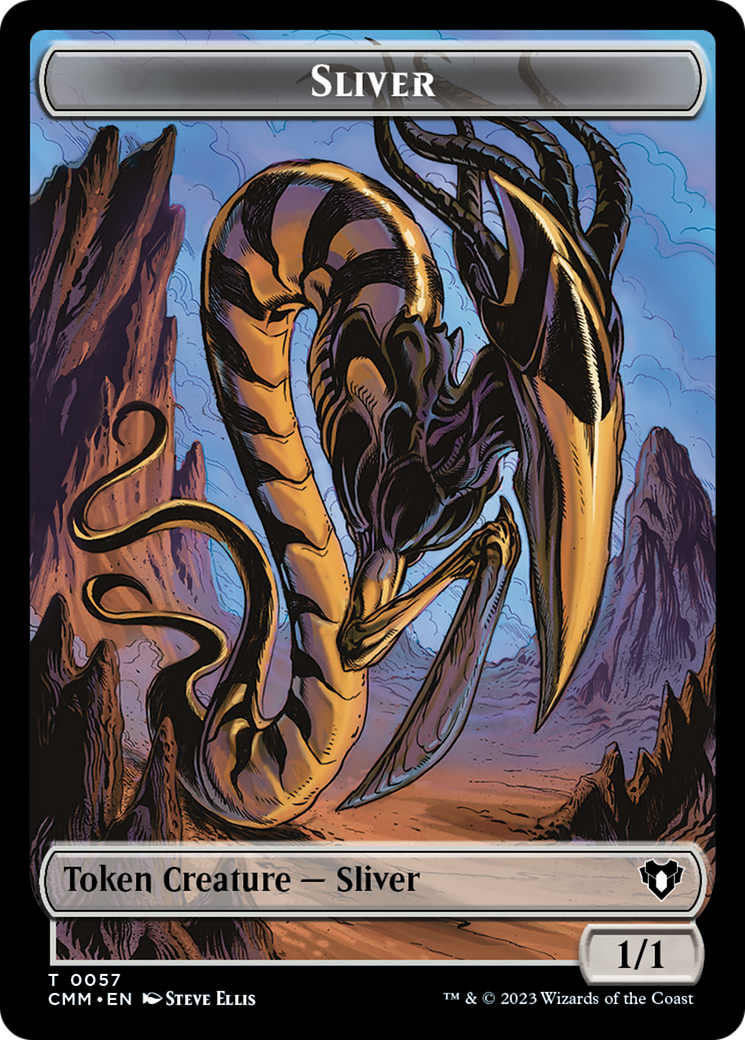 mtg commander masters sliver deck EDH Deck Hivelord 100 Magic Cards Custom Slivers Sliver Kindred 5 Color 98 nonfoil cards) Upgrade Guide for Commander Masters'