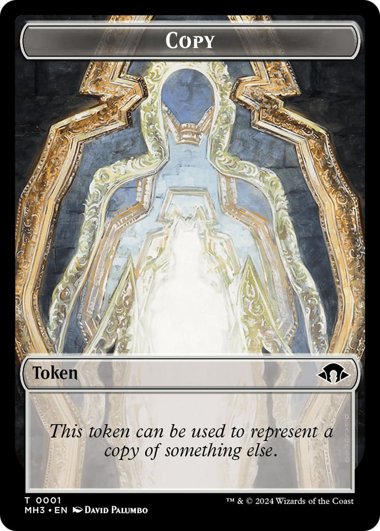 Eldrazi Angel // Copy Double-Sided Token [Modern Horizons 3 Commander