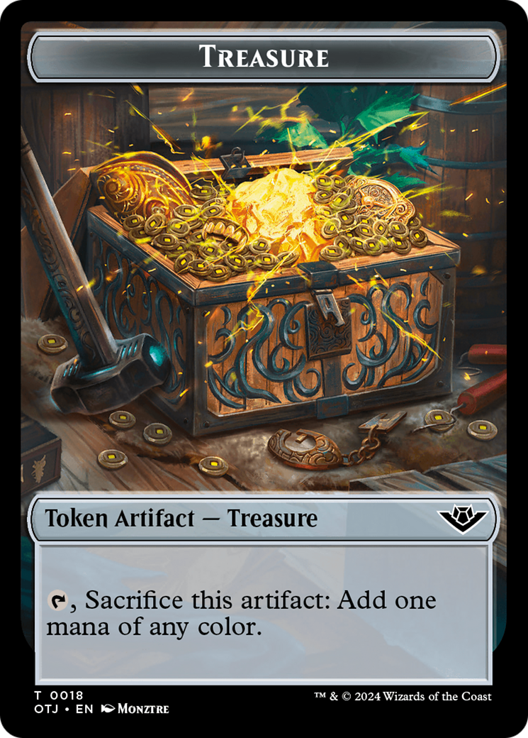 Mercenary // Treasure Double-Sided Token [Outlaws of Thunder Junction Mercenary // Treasure Double-Sided Token [Outlaws of Thunder Junction