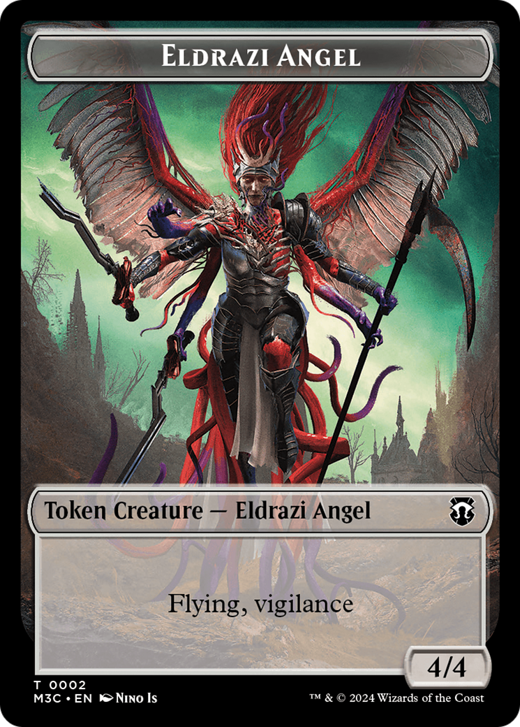 Eldrazi Angel // Copy Double-Sided Token [Modern Horizons 3 Commander