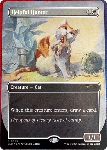 Helpful Hunter (0895) (Rainbow Foil) [Secret Lair Drop Series]