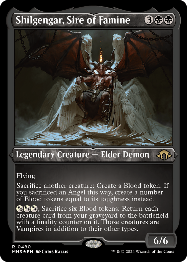 mtg etched cards Magic: the Gathering - Monstrosity Deathtouch.Whenever Silas Renn Etched Foil, card just feels