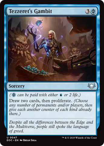 Tezzeret's Gambit [Edge of Eternities Commander]