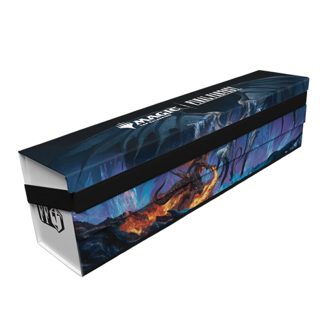 Ultra Pro - Magic: The Gathering - FINAL FANTASY Bahamut and Ifrit 500+ Flat Pack Storage Box