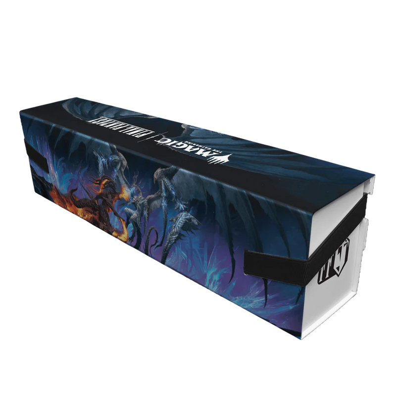 final fantasy mtg bahamut Summon: (FIN-001) - The Gathering 100+ Deck Box card storage container features vibrant Summon: Bahamut M/NM Magic: The