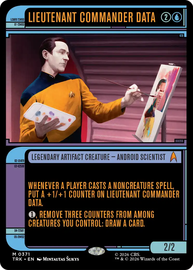 Lieutenant Commander Data (Showcase) [Star Trek]