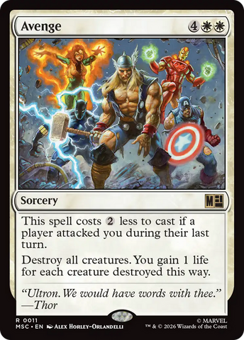 Avenge [Marvel Super Heroes Commander]