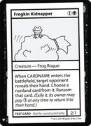 Frogkin Kidnapper [Mystery Booster Playtest Cards]