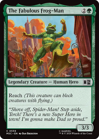 The Fabulous Frog-Man [Marvel Super Heroes Commander]