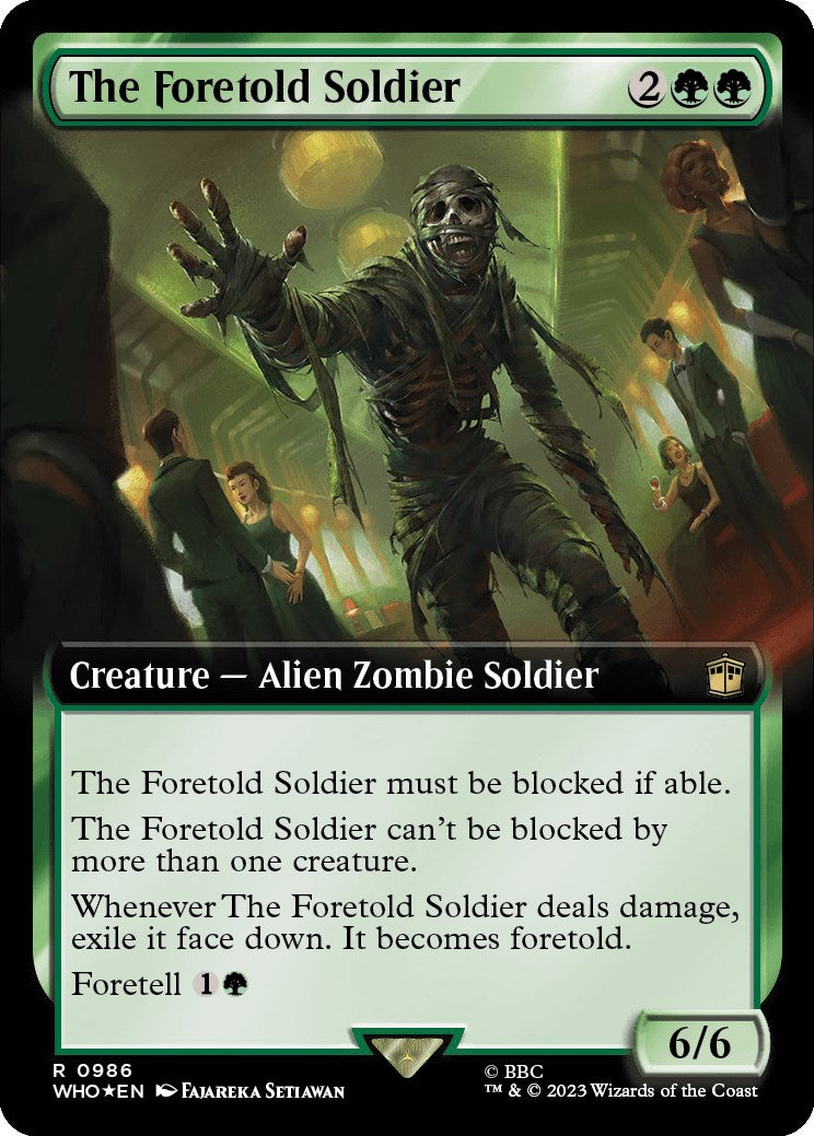 The Foretold Soldier (Extended Art) (Surge Foil) [Doctor Who]