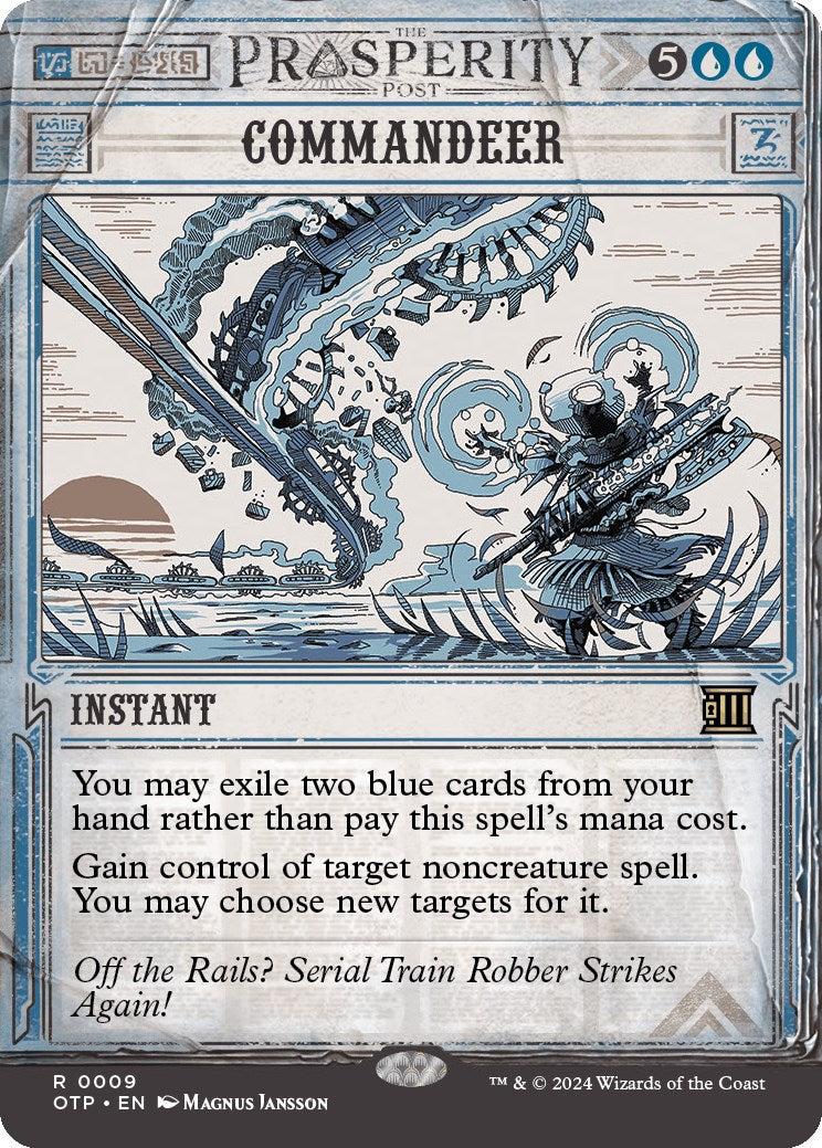 mtg commander precons ixalan Magic The Gathering Outlaws of Thunder Junction Play Booster Pack Target opponent mills thirteen cards Outlaws' Fury Price & Card