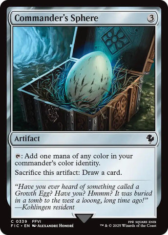 Commander's Sphere (Surge Foil) [FINAL FANTASY Commander]