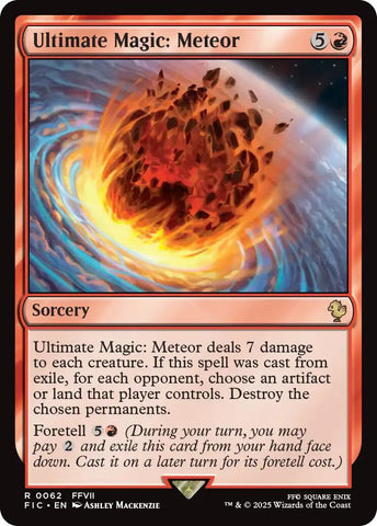 Ultimate Magic: Meteor (Surge Foil) [FINAL FANTASY Commander]
