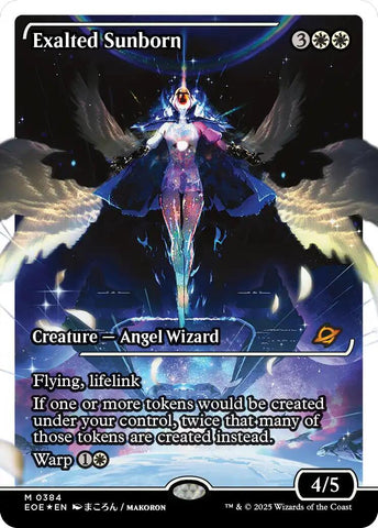 Exalted Sunborn (Showcase) (Fracture Foil) [Edge of Eternities]