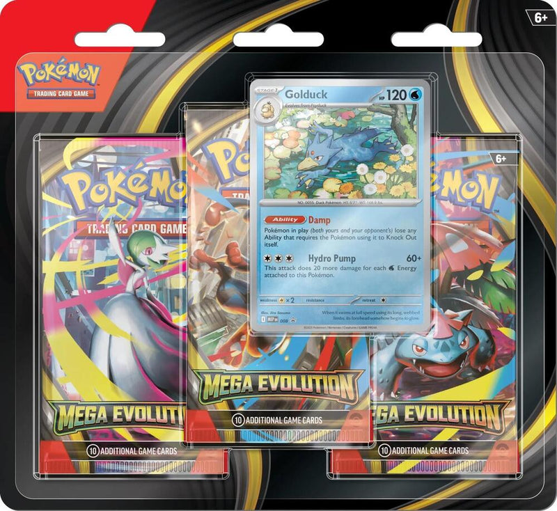 Mega Evolution 3 Pack Blister - Mega Evolution