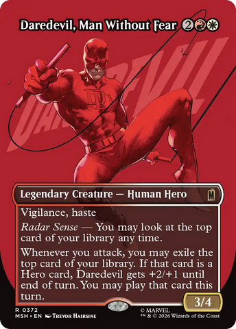 Daredevil, Man Without Fear (Borderless) (0372) [Marvel Super Heroes]