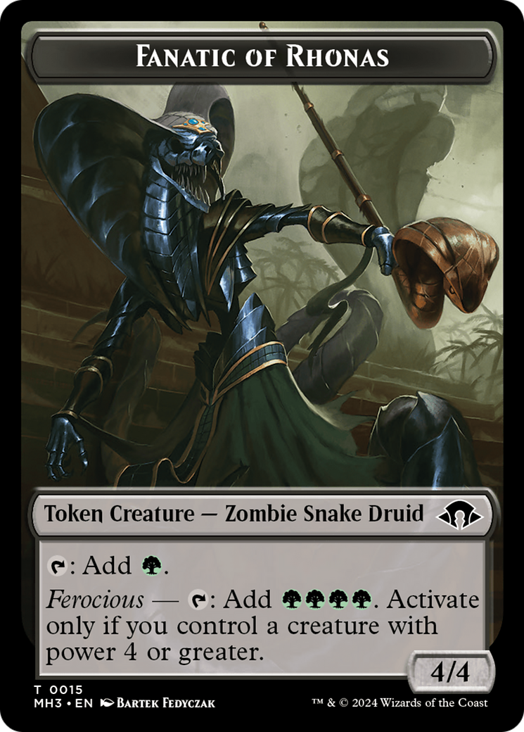 Eldrazi Spawn // Fanatic of Rhonas Double-Sided Token [Modern Horizons Eldrazi Spawn // Fanatic of Rhonas Double-Sided Token [Modern Horizons