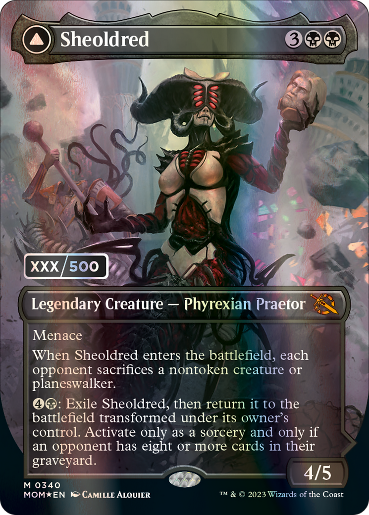 mtg serialized cards march of the machines Jin-Gitaxias // Great Synthesis (Serialized) [March the Machine Collecting March of the Machine