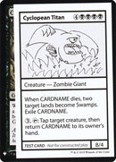 Cyclopean Titan [Mystery Booster Playtest Cards]