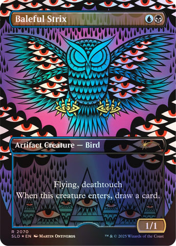 Baleful Strix (2070) (Rainbow Foil) [Secret Lair Drop Series]