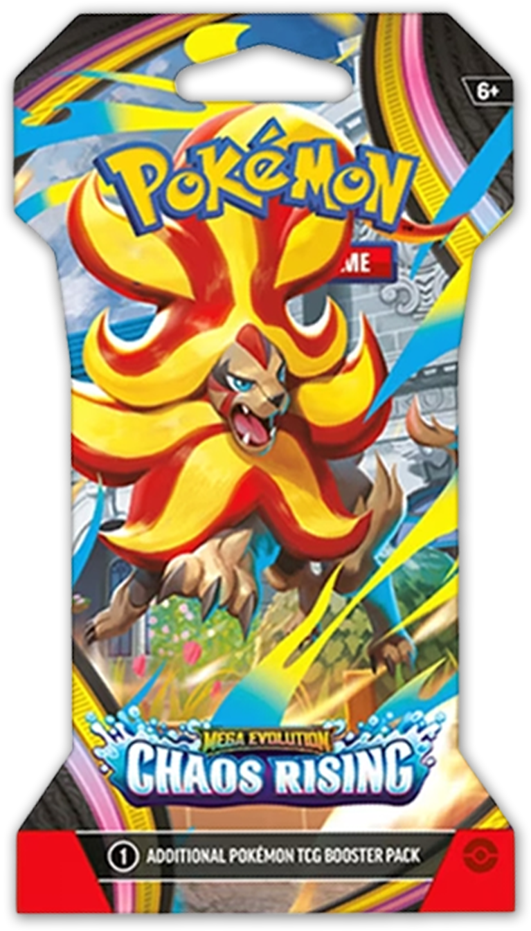 Chaos Rising Sleeved Booster Pack - Mega Evolution