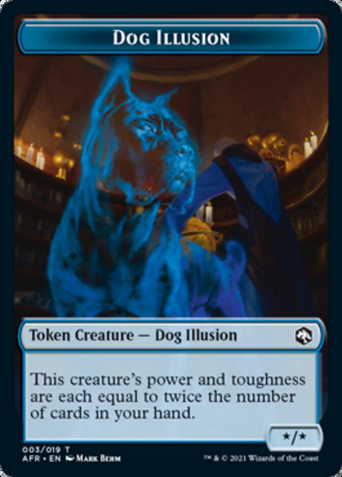 Dog Illusion // Vecna Double-Sided Token [Dungeons & Dragons: Adventur Dog Illusion // Vecna Double-Sided Token [Dungeons & Dragons: Adventur