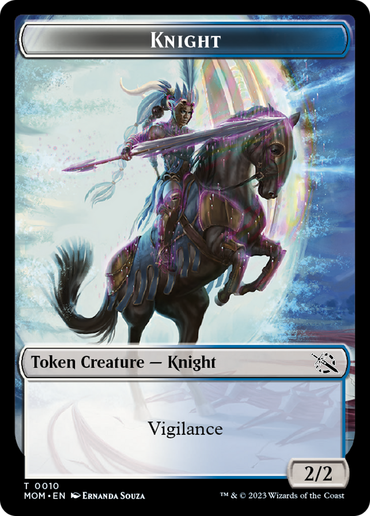 Phyrexian Myr // Knight Double-Sided Token [March of the