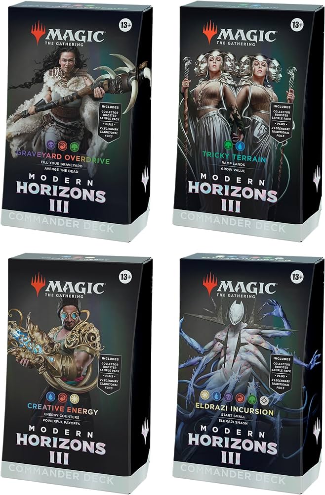 Modern Horizons 3 MH3 Commander Decks (Set of 4) Modern Horizons 3 MH3 Commander Decks (Set of 4)