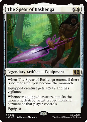 The Spear of Bashenga [Marvel Super Heroes Commander]
