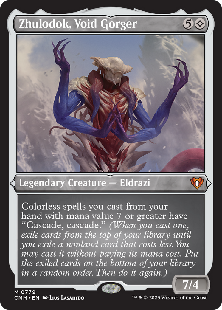 colorless exile cards mtg Zhulodok, Void Gorger (Display Commander) (Foil Etched) [Commander Mas