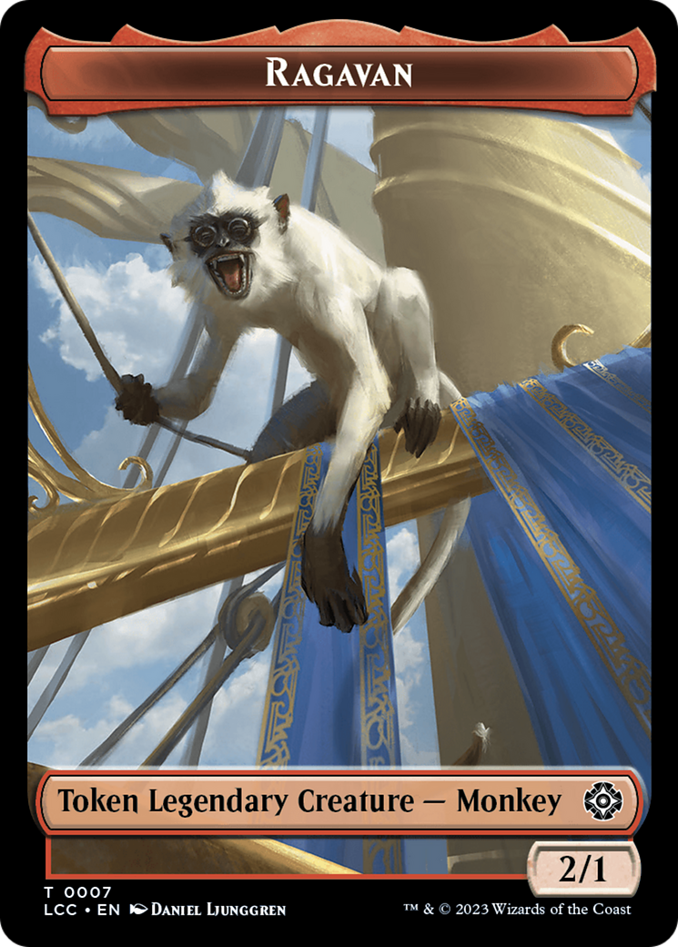 Ragavan // Treasure Double-Sided Token [The Lost Caverns of Ixalan Com