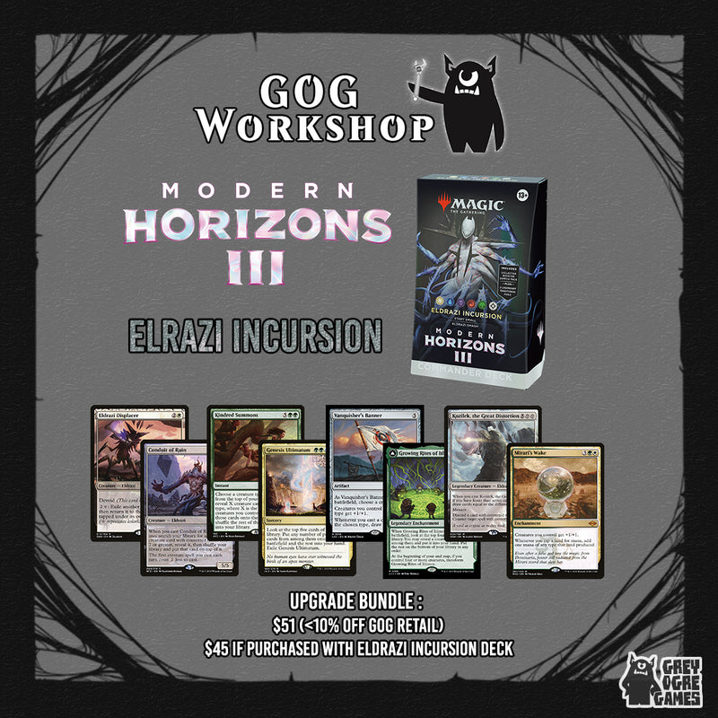 mtg eldrazi incursion commander deck Modern Horizons 3 MH3 Commander Deck