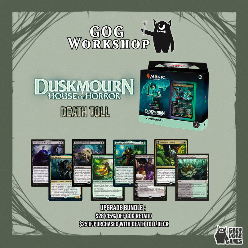 mtg death toll commander deck Duskmourn: House of Horror DSK Commander Deck